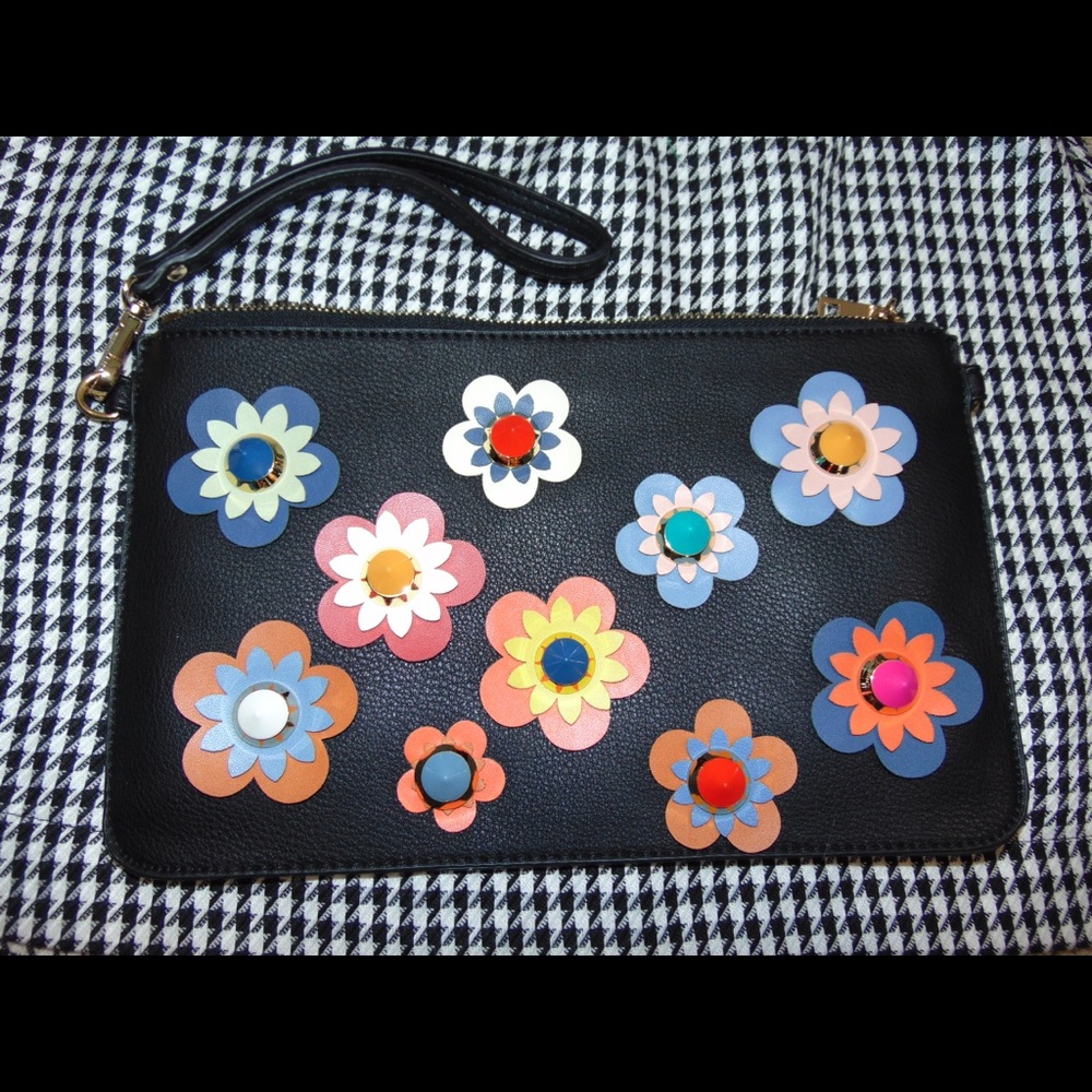 VEGAN LEATHER clutch/purse NEW